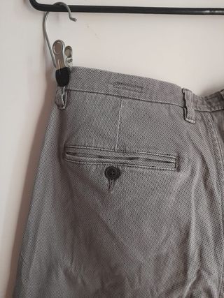 Pantalone in tessuto grigio primaverile taglia 50