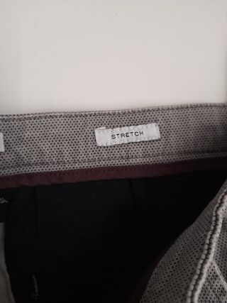 Pantalone in tessuto grigio primaverile taglia 50
