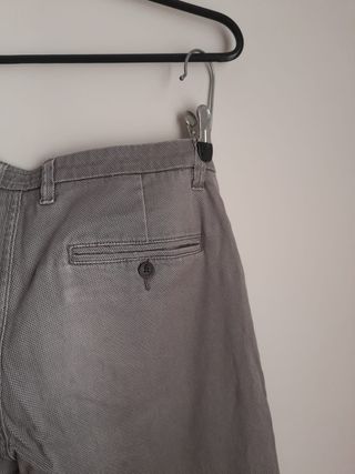 Pantalone in tessuto grigio primaverile taglia 50