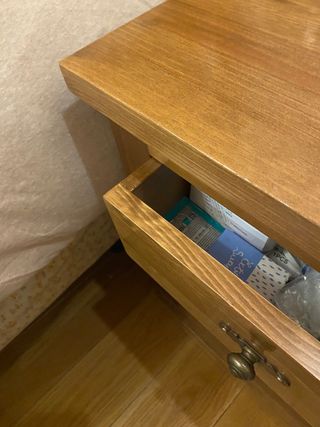 Mesilla cajonera noche madera