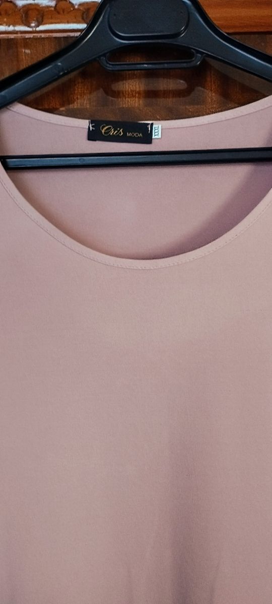 CAMISETA MANGA CORTA ROSA PALO. XXXL.