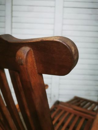 Tumbona madera vintage