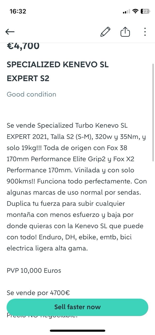 SPECIALIZED KENEVO SL EXPERT S2