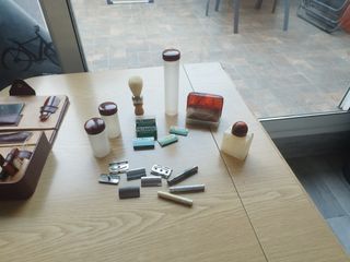 Estuche Afeitar Antiguo con sus accesorios