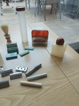 Estuche Afeitar Antiguo con sus accesorios
