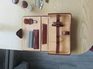 Estuche Afeitar Antiguo con sus accesorios
