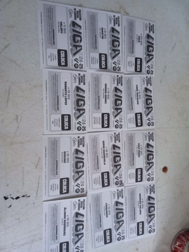 Cromos liga este 2024-25