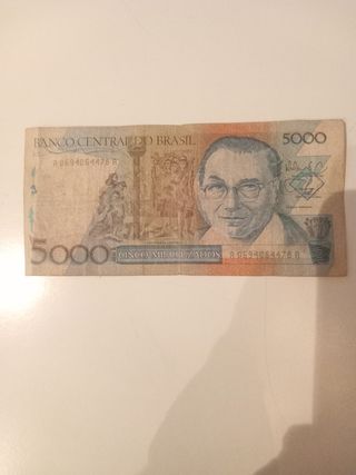 5000 cruzados brasiliane 80-90