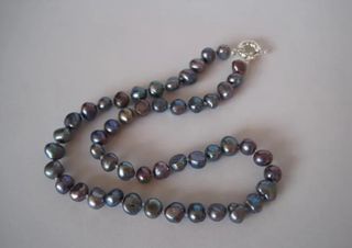 Bonito collar de perlas barrocas australianas