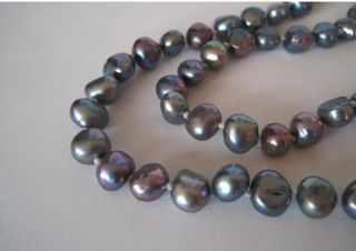 Bonito collar de perlas barrocas australianas
