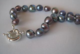 Bonito collar de perlas barrocas australianas