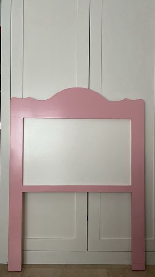 Cabecero para cama de 90 y cubre canapé.