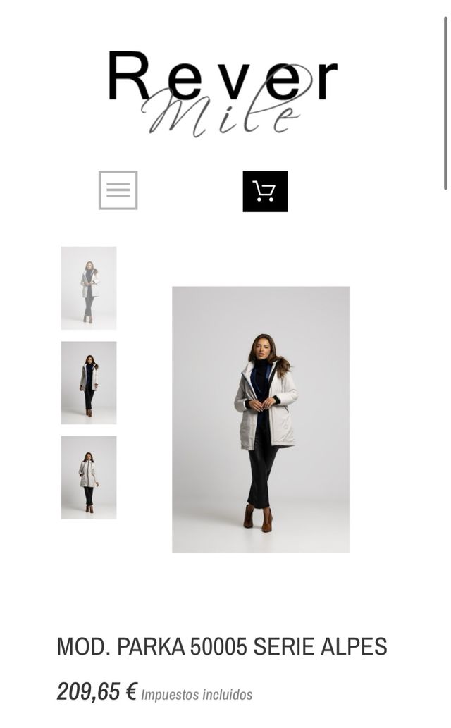 Abrigo acolchado con cuello de pelo