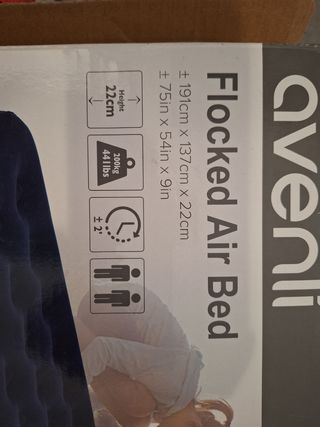 Colchoneta hinchable e inflador
