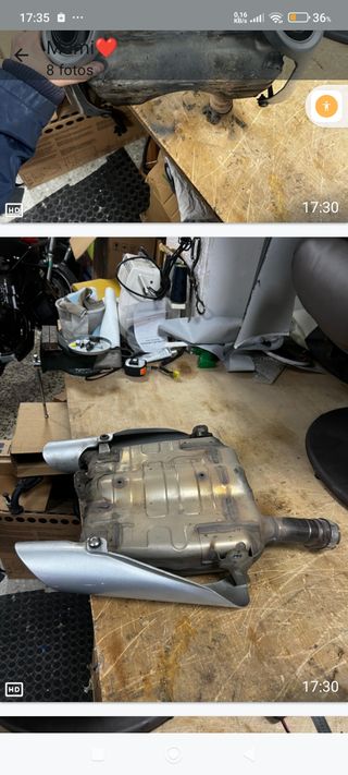 Tubo de escape Suzuki gsr