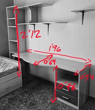 Dormitorio juvenil.