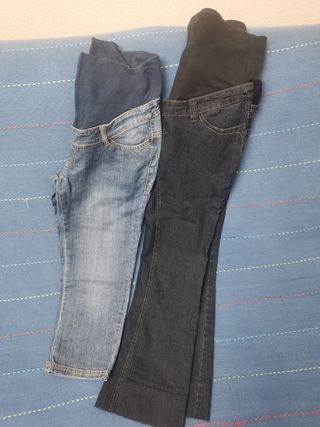 Pantalones premamá t-38 y 40