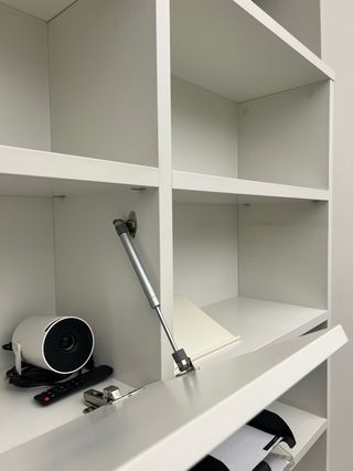 Estanteria lacado blanco mate de 12 huecos