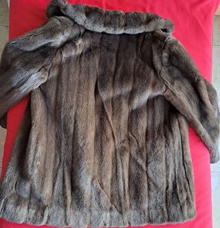 📢 👀 ¡LIQUIDACION ! ABRIGO MUJER PIEL SINTETICA