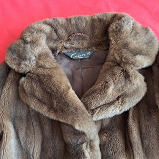 📢 👀 ¡LIQUIDACION ! ABRIGO MUJER PIEL SINTETICA