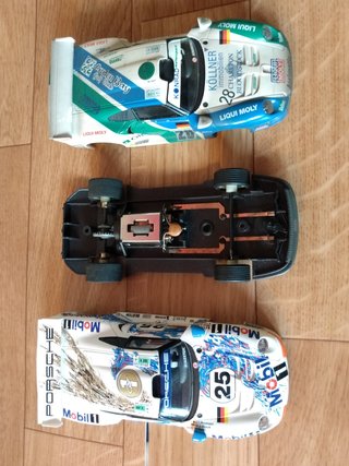 Lote Porsche 911 GT1 Scalextric + 2ª carrocería
