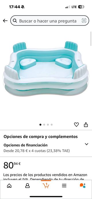 PISCINA INCHABLE CON ASIENTOS