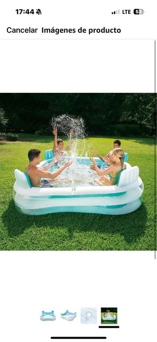 PISCINA INCHABLE CON ASIENTOS