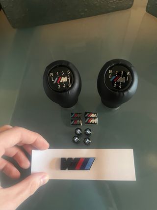 Insignia BMW M para Volante y Llantas 19mm x 11mm