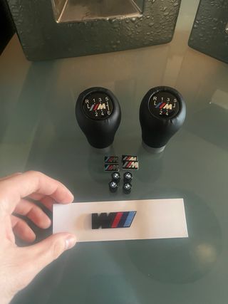 Insignia BMW M para Volante y Llantas 19mm x 11mm