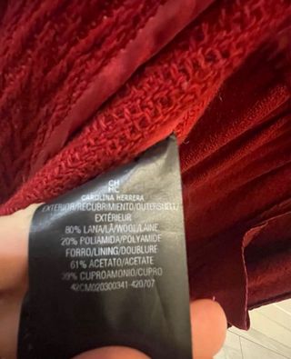 Abrigo Carolina Herrera