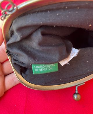 Bolso Clutch Leather United Colors of Benetton