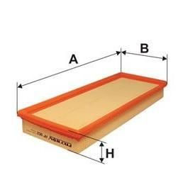Filtro de aire Ford Escort, Ford Orion, Ford Capri 1574618 5020868 H75TM9601AA 88T X 9601 AA