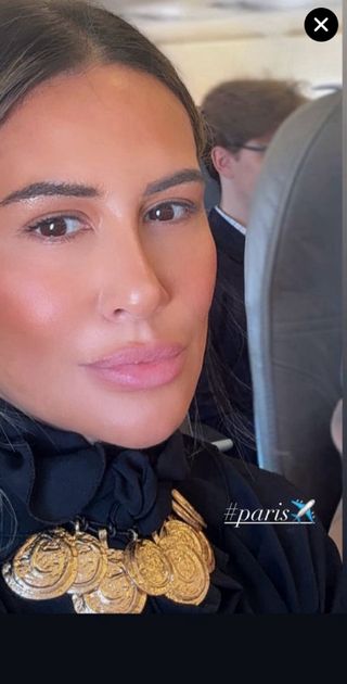 Collar cordón medallas