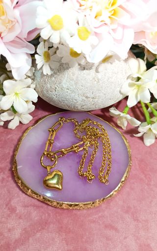 Collar chapado en oro 18K