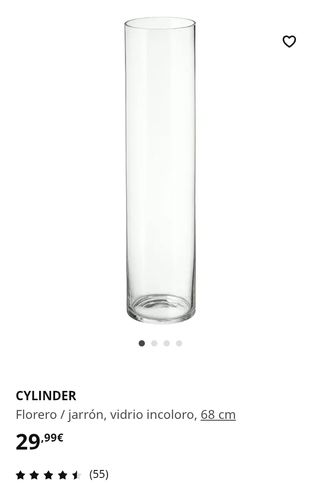 Florero-Jarrón Cylinder Ikea