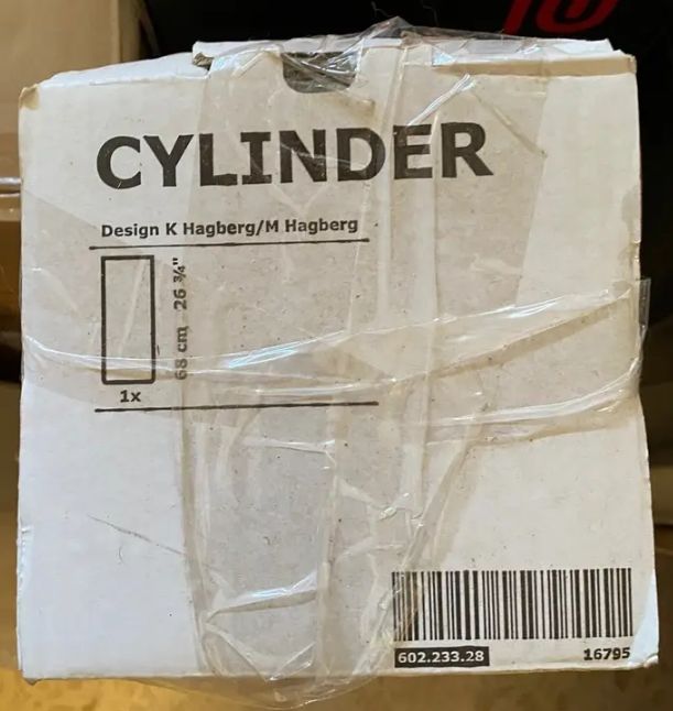 Florero-Jarrón Cylinder Ikea