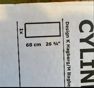 Florero-Jarrón Cylinder Ikea