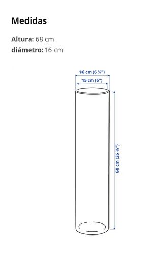 Florero-Jarrón Cylinder Ikea