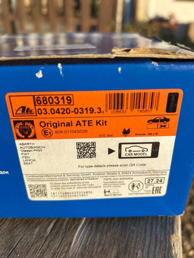 Juego zapatas traseras.