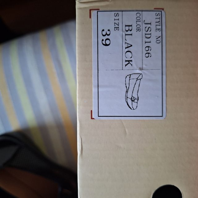 Zapatos plano negros