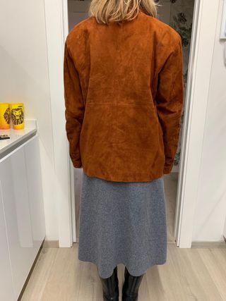 Chaqueta de ante