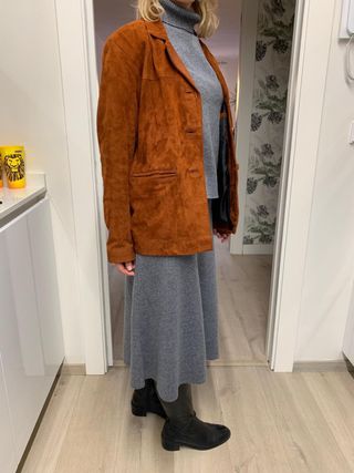 Chaqueta de ante