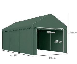 Garage esterno impermeabile 6x3 m