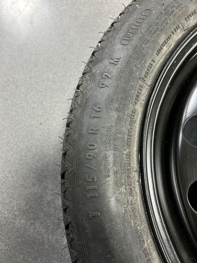 Rueda repuesto galleta Bmw X3