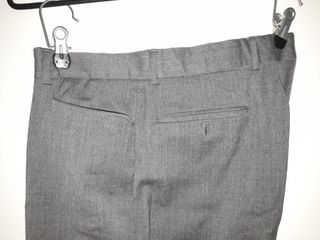Pantalone da giacca grigio chiaro 50 in lana vergi