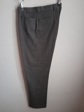 Pantalone da giacca grigio chiaro 50 in lana vergi