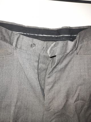Pantalone da giacca grigio chiaro 50 in lana vergi