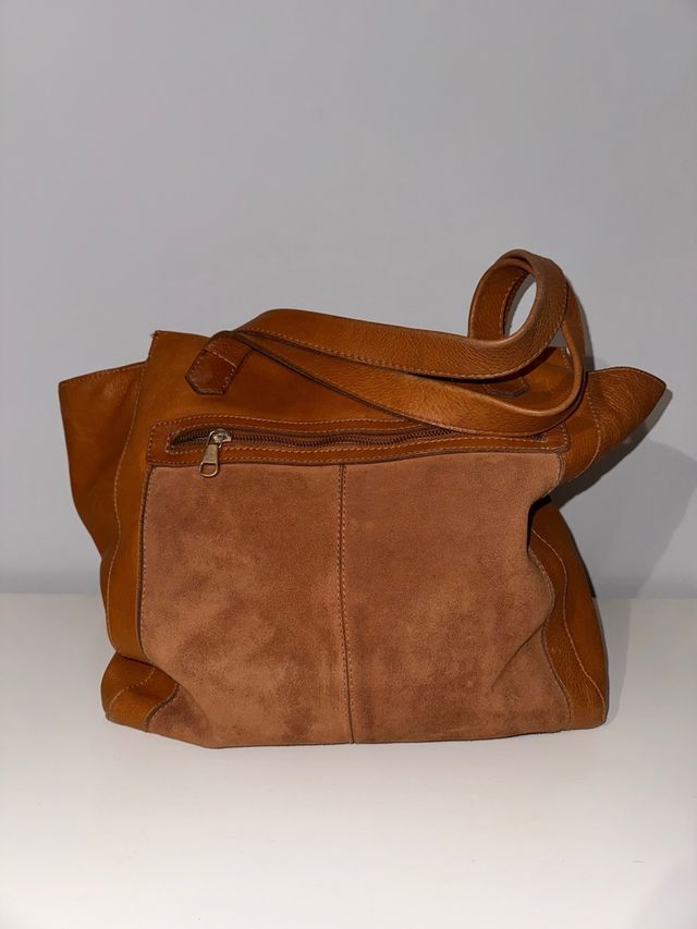 Bolso piel Massimo Dutti