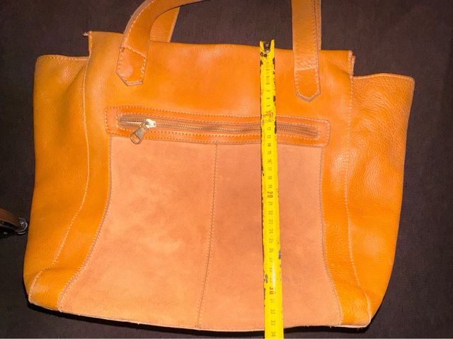 Bolso piel Massimo Dutti