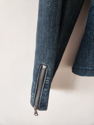 Cazadora vaquera abalorios talla M